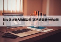 扫描区块链大数据公司[区块链数据分析公司]